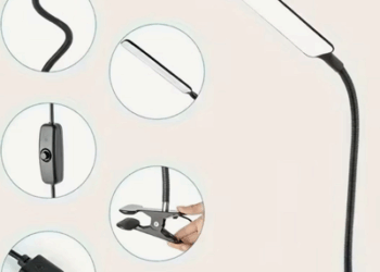 MASA ÜSTÜ LAMBA BEYAZ RENK USB KABLO